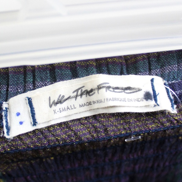 Free People Moonlight Surf Plaid Top - Picture 11 of 14